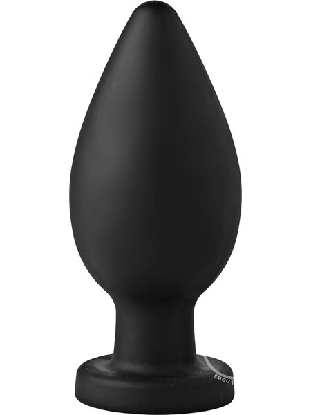 MASTER SERIES COLOSSUS XXL SILICONE ANAL PLUG - BLACK