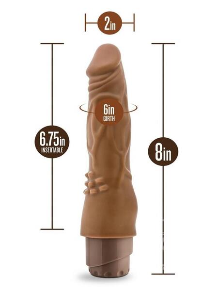 DR. SKIN COCK VIBE 4 VIBRATING DILDO 8IN