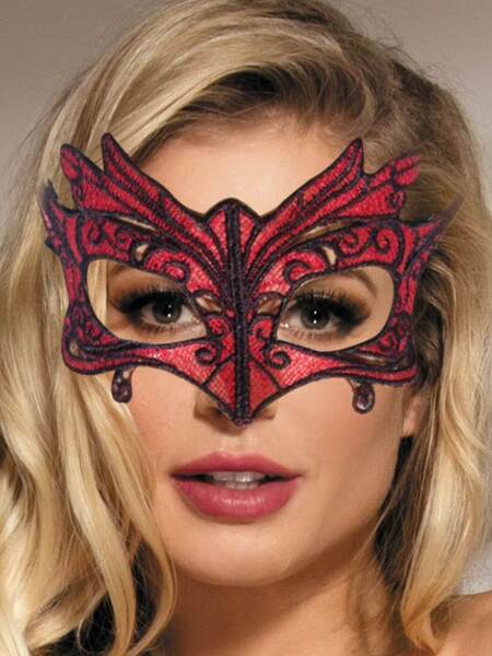 CHARMING REDLACE EYE MASK