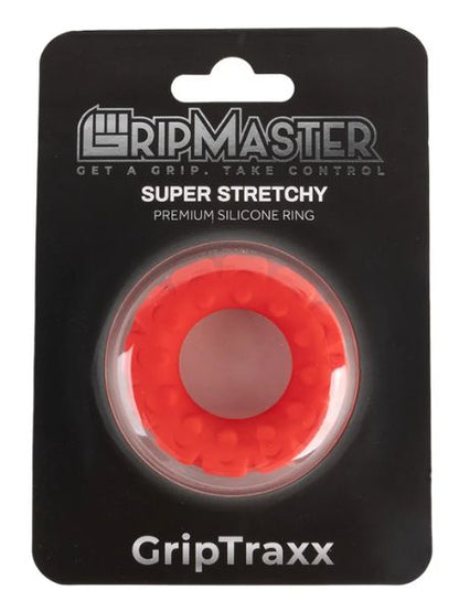 GRIPMASTER SUPER STRETCHY "GRIP TRAXX" COCK RING