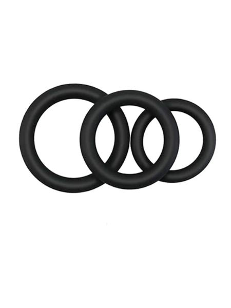 GRIPMASTER SUPER STRETCHY "GRIP TRIO" COCK RINGS ( 3 PACK )
