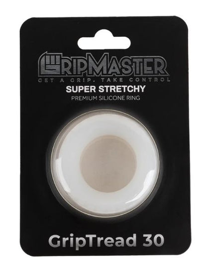 GRIPMASTER SUPER STRETCHY "GRIP TREAD" COCK RING - 30 MM