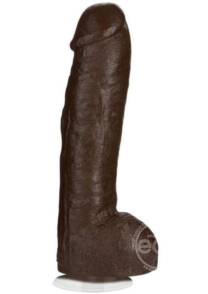 SIGNATURE COCKS BAM DILDO 13IN - CHOCOLATE