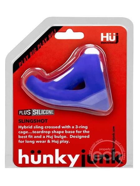 HUNKYJUNK SLINGSHOT SILICONE 3 RING COCK RING