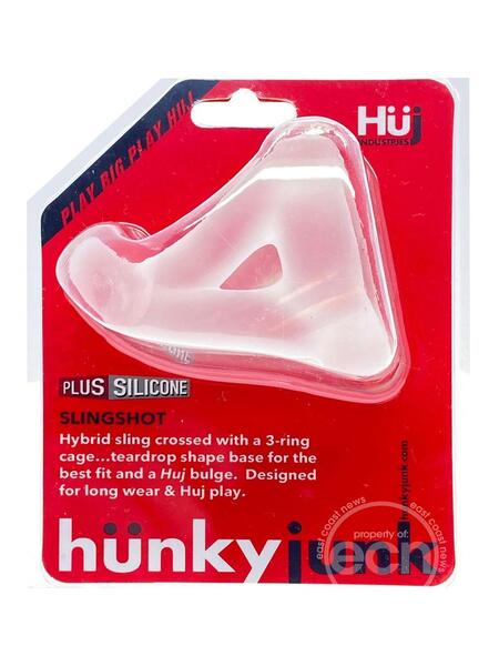 HUNKYJUNK SLINGSHOT SILICONE 3 RING COCK RING