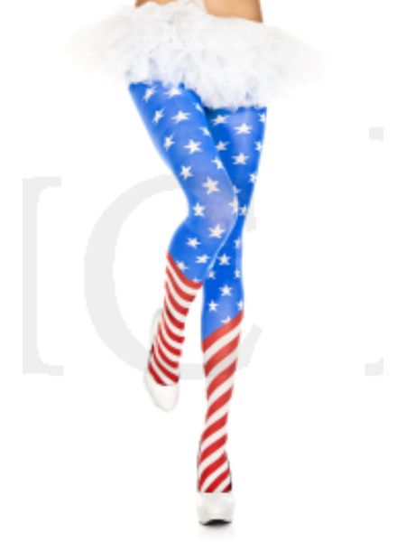 AMERICAN FLAG SPANDEX TIGHTS