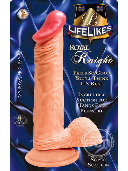 DILDO WITH BALL 8 INCH - KNIGHT