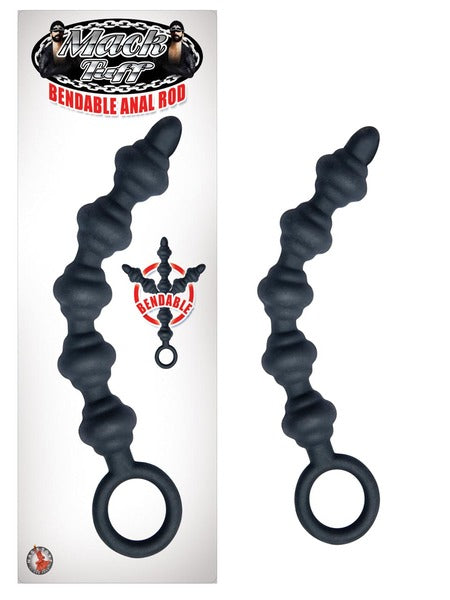 MACK TUFF BENDABLE ANAL ROD – BLACK