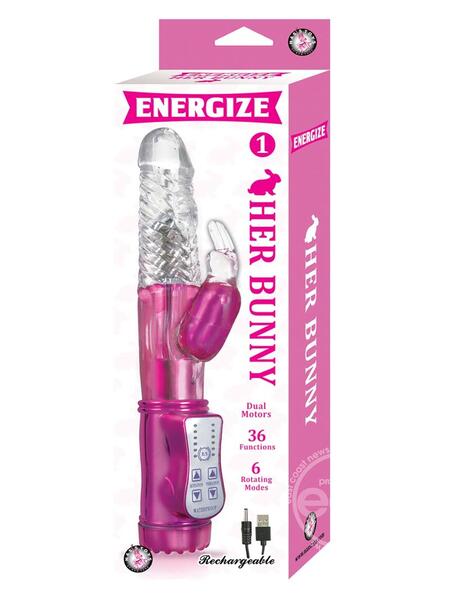 HER BUNNY #1 DUAL MOTOR RECHARGEABLE RABBIT VIBRATOR