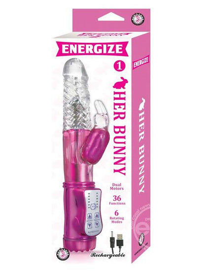 HER BUNNY #1 DUAL MOTOR RECHARGEABLE RABBIT VIBRATOR