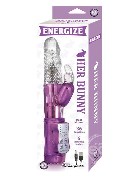 HER BUNNY #1 DUAL MOTOR RECHARGEABLE RABBIT VIBRATOR