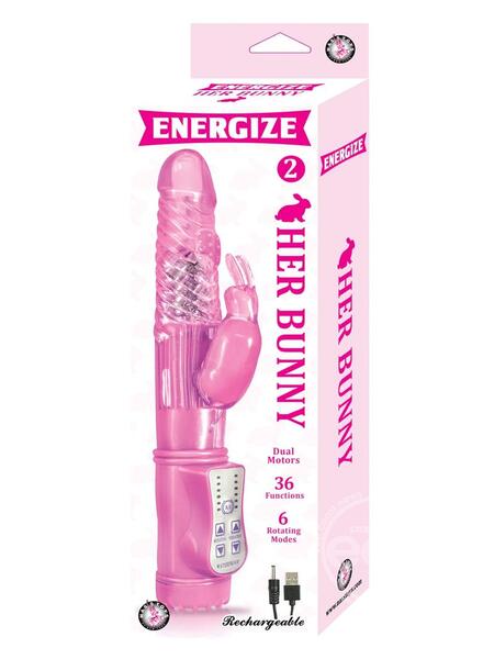 HER BUNNY #2 DUAL MOTOR RECHARGEABLE RABBIT VIBRATOR