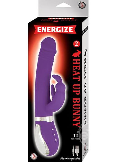 HEAT UP BUNNY #2 RECHARGEABLE SILICONE WARMING VIBRATOR