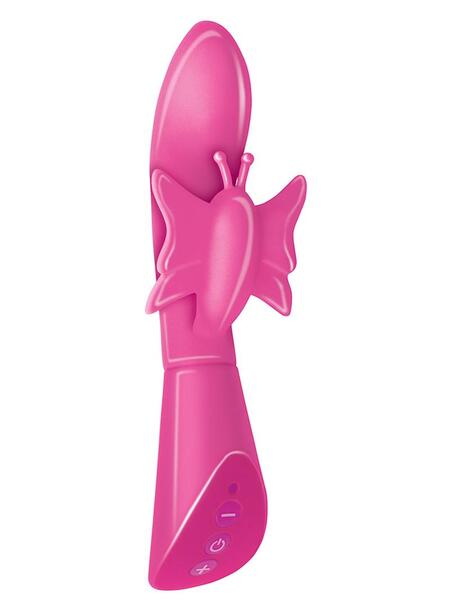 TOUCH BUTTERFLY SILICONE RECHARGEABLE RABBIT VIBRATOR