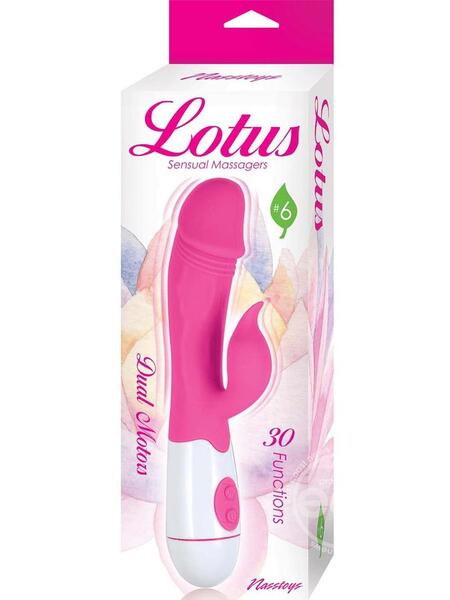 LOTUS SENSUAL MASSAGER #6 SILICONE RABBIT VIBRATOR