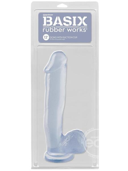 BASIX RUBBER WORKS DONG WITH SUCTION CUP 12IN