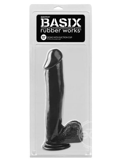 BASIX RUBBER WORKS DONG WITH SUCTION CUP 12IN