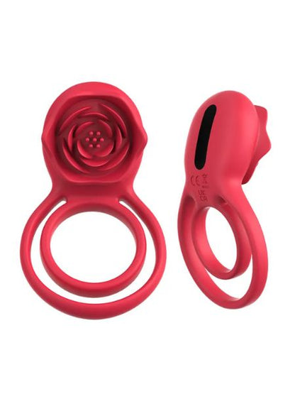 ROSE PENIS REMOTE RING VIBRATOR FOR COUPLE