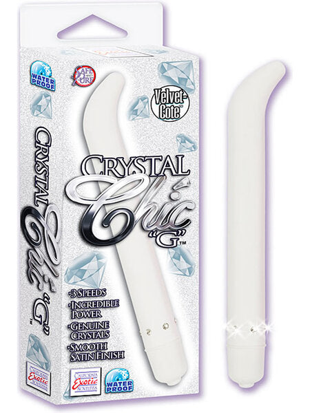 CRYSTAL CHIC CURVED 5.5 INCH G VIBE