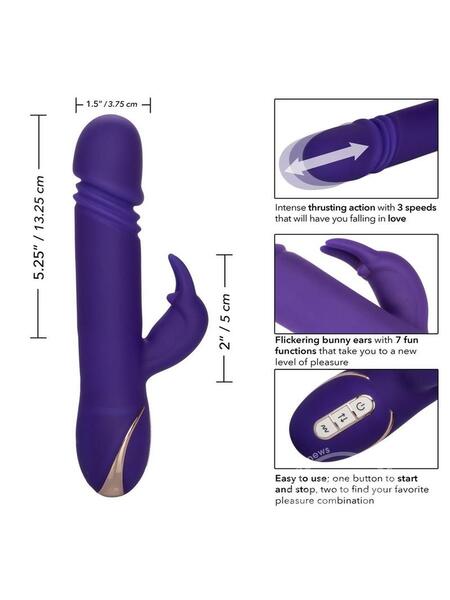 JACK RABBIT SILICONE THRUSTING VIBE