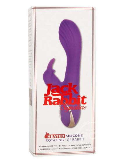 JACK RABBIT HEATED SILICONE ROTATING " G " RABBIT