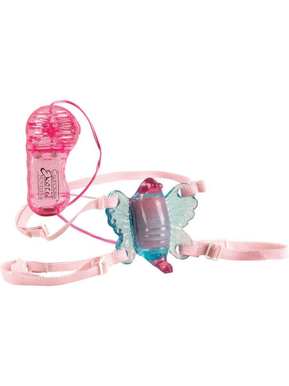 VENUS BUTTERFLY STRAP-ON WITH REMOTE CONTROL - PINK