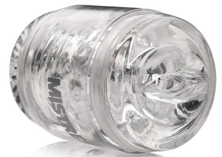 DOUBLE SHOT ASS & MOUTH STROKER - CLEAR