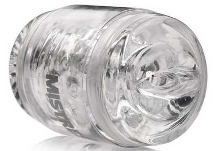 DOUBLE SHOT ASS & MOUTH STROKER - CLEAR