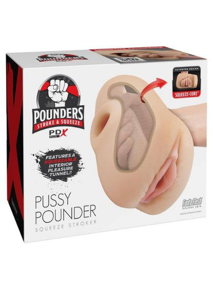 PUSSY POUNDER SQUEEZE STROKER VANILLA