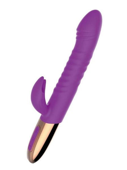 THRUSTING DELIGHT RECHARGEABLE SILICONE RABIT VIBRATOR