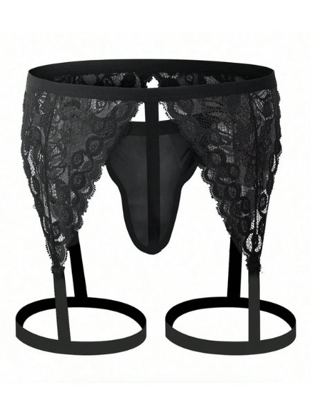 LACE CUT OUT CROTCHLESS UNDERWEAR