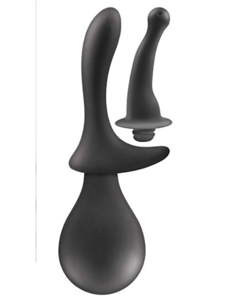 EZ-IN DUAL PLEASURE DOUCHE - BLACK