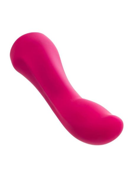RECHAGEABLE SILICONE G - SPOT VIBRATOR - PINK