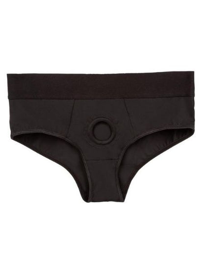 HARNESS BACKLESS BRIEF - LARGE/XLARGE - BLACK
