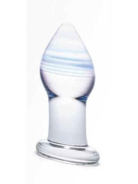 GLAS AMETHYST RAIN BUTT PLUG