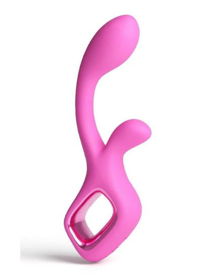 RECHARGEABLE SILICONE G - SPOT RABBIT VIBRATOR - PINK