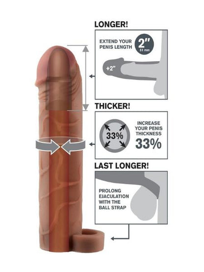 EXTENSION SLEEVE WITH BALL STRAP 8 INCH