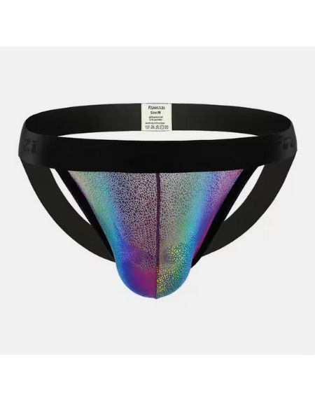 RAINBOW MEN'S UNDERWEAR LOW WAIST HIP - EXPOSED - G STRING