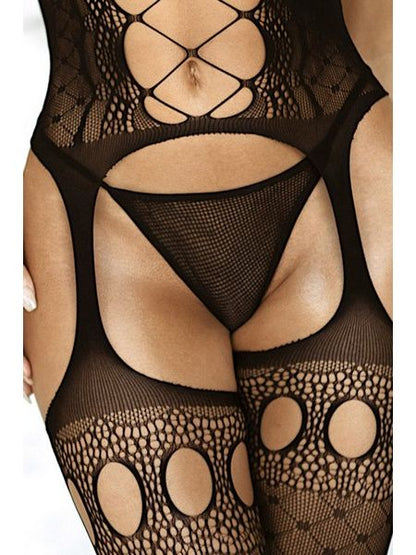LADY'S FISHNET G - STRING - BLACK