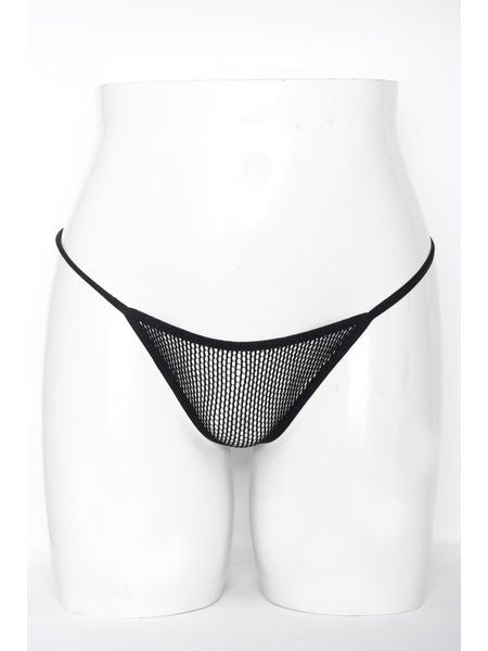 LADY'S FISHNET G - STRING - BLACK