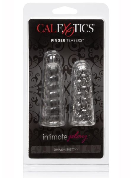 FINGER TEASERS SILICONE FINGER MASSAGERS - CLEAR