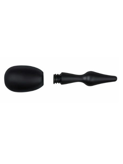 150 ML ONE WAY VALVE DOUCHE WITH BUTT PLUG NOZZLE - BLACK
