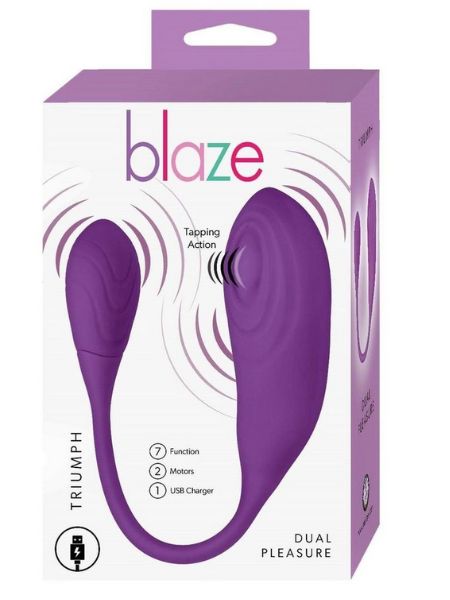 RECHARGEABLE SILICONE DUAL VIBRATOR