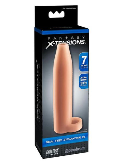 REAL FEEL ENHANCER SLEEVE 7 IN - VANILLA