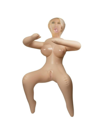 REVERSE COWGIRL LOVE VIBRATING DOLL - VANILLA