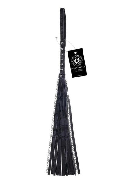 VELVET NOIR CHAIN FLOGGER - BLACK