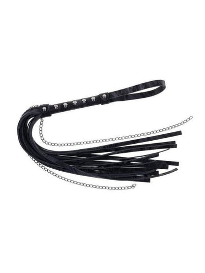 VELVET NOIR CHAIN FLOGGER - BLACK