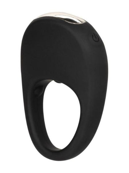 COUPLE'S ENHANCERS SILICONE RECHARGEABLE PLEASURE RING - BLACK