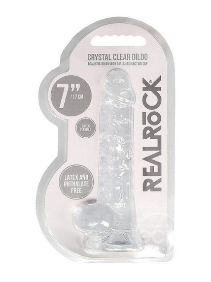 REALROCK SKIN REALISTIC DILDO WITH BALLS - 7 INCH