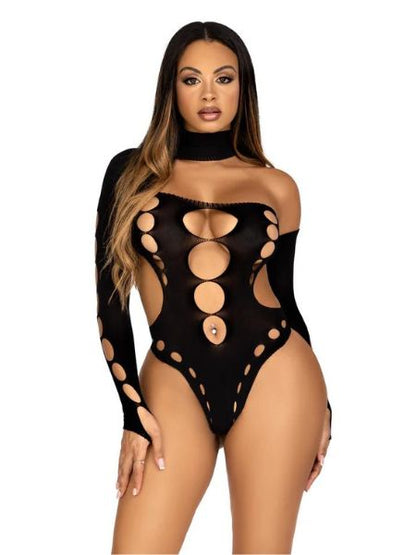 CUT OUT THONG BACK BODYSUIT